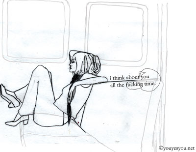 I think of you